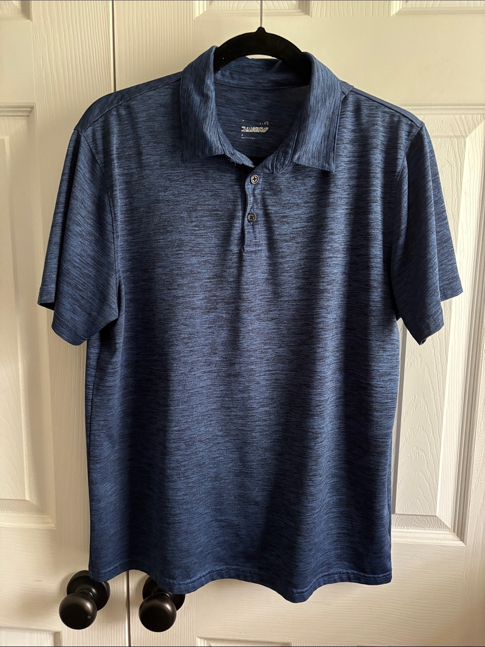 Old Navy Active Men's Navy Heather Polo Shirt